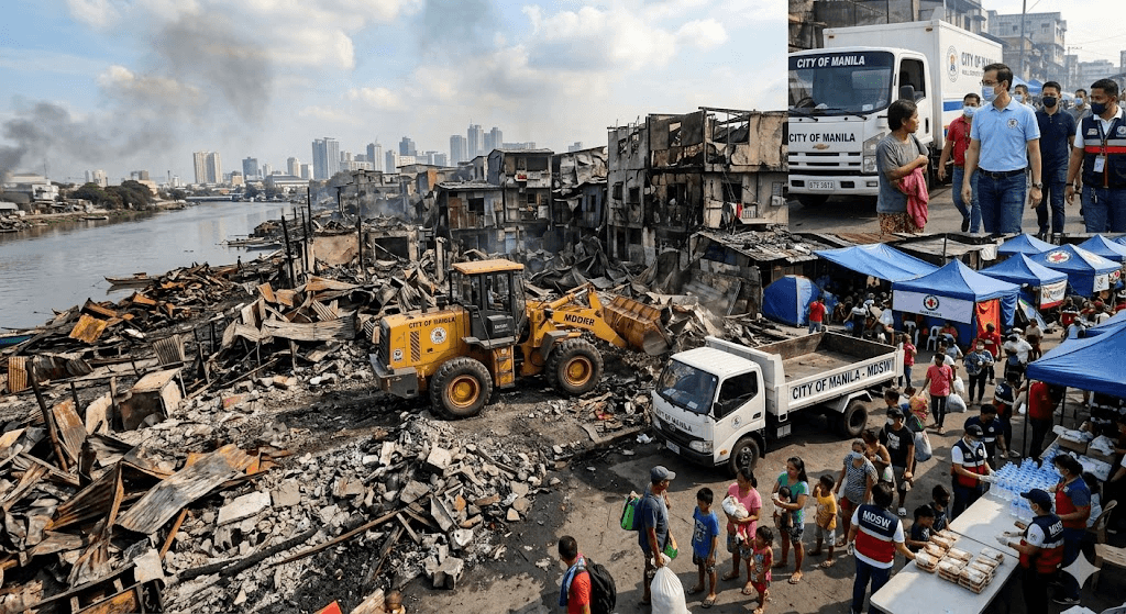 Inferno in Tondo: Massive Fire Tears Through Parola Compound Residential Area