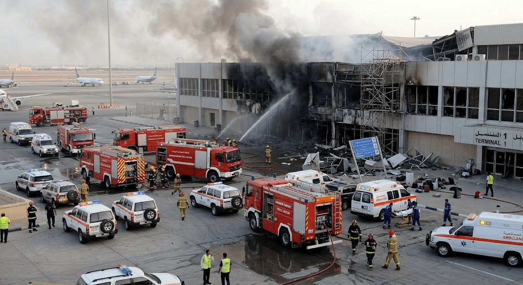 Tragedy at Dammam: 1 Dead, 8 Injured After Evening Attack on King Fahd International Airport
