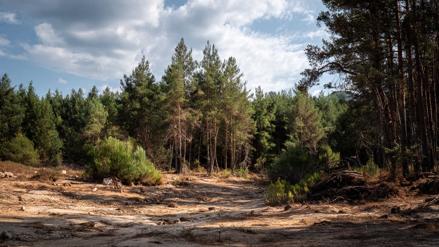 Dry Forests Wait Beneath an Increasingly Intense Summer 