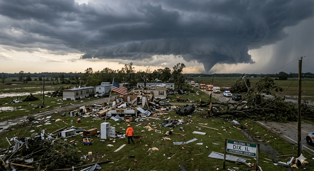 Deadly Twisters: At Least Two Killed as Violent Tornado Outbreak Tears Through the Midwest