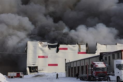 Wildberries Says Warehouse Caught Fire After Ukrainian Drone Attack