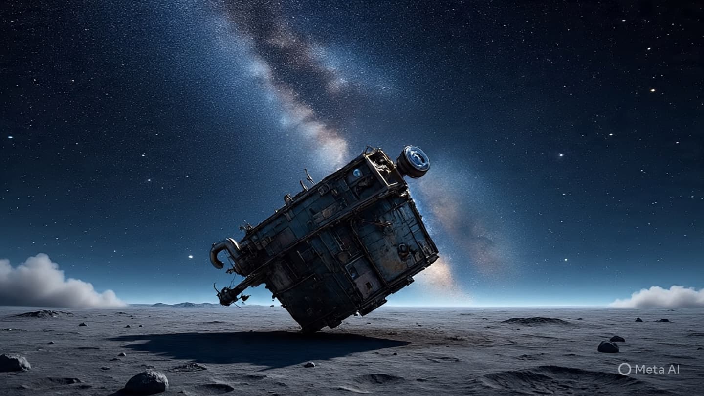 When a forgotten rocket drifts, where might its journey end? 
