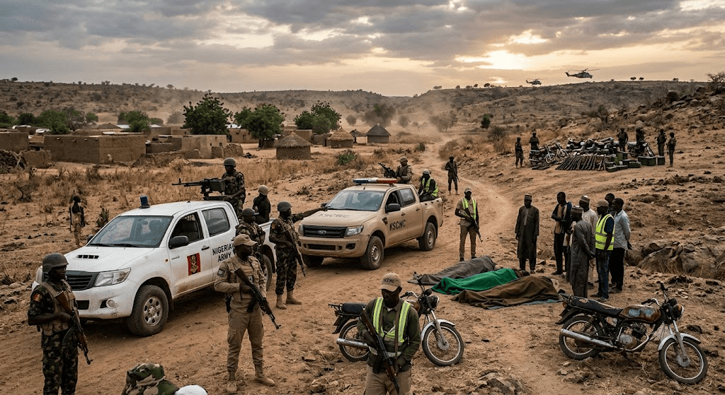 Heavy Casualties in Katsina: Security Forces Neutralize 40 Terrorists as 5 Hunters Fall in Battle