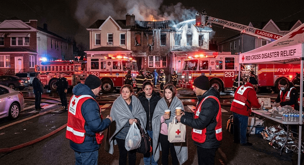 Ozone Park Inferno: Red Cross Steps In After Devastating Queens Fire Displaces Families