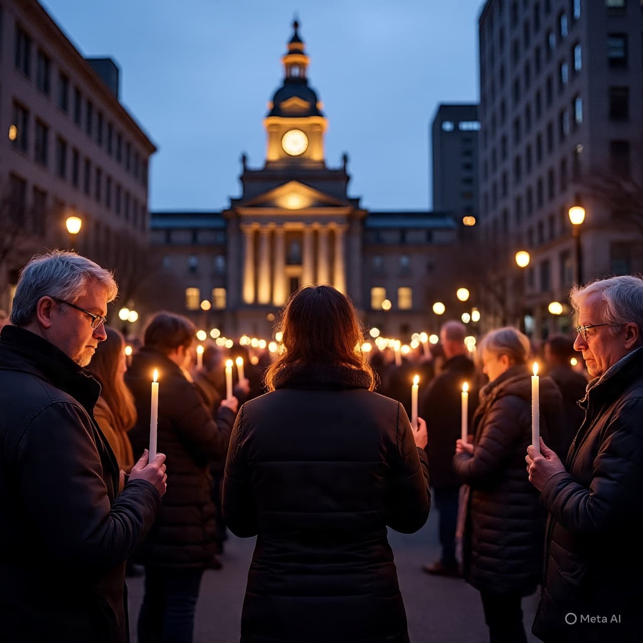 Candles in the Chill: Portland’s Quiet Night of Vigil and Voice
