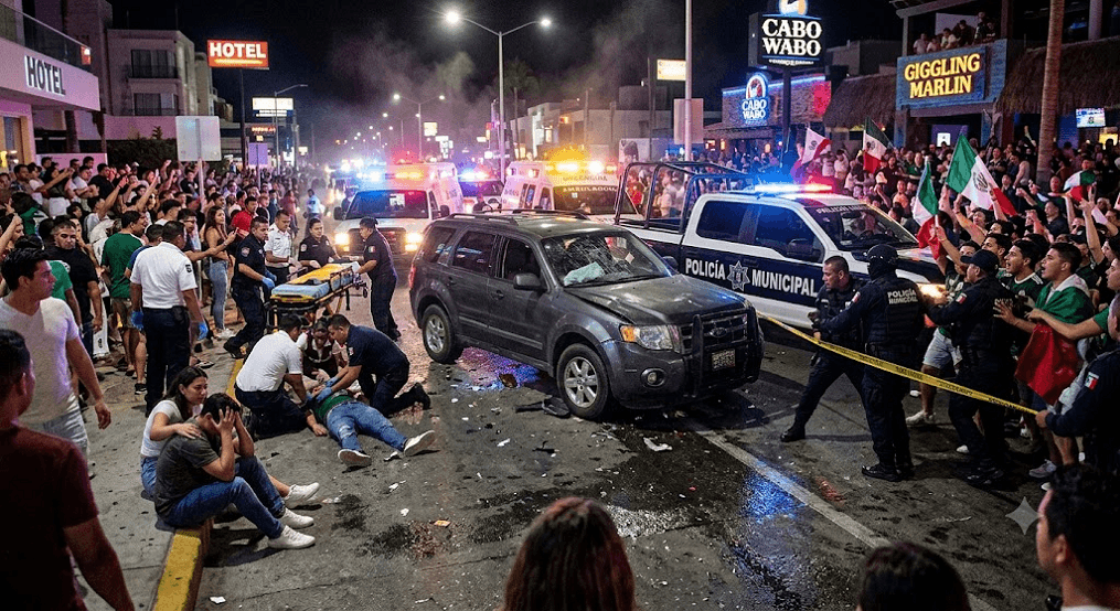 Celebration Turns to Terror: Horror Street Ramming Injures 17 as Jubilant Fans Mob Cabo San Lucas