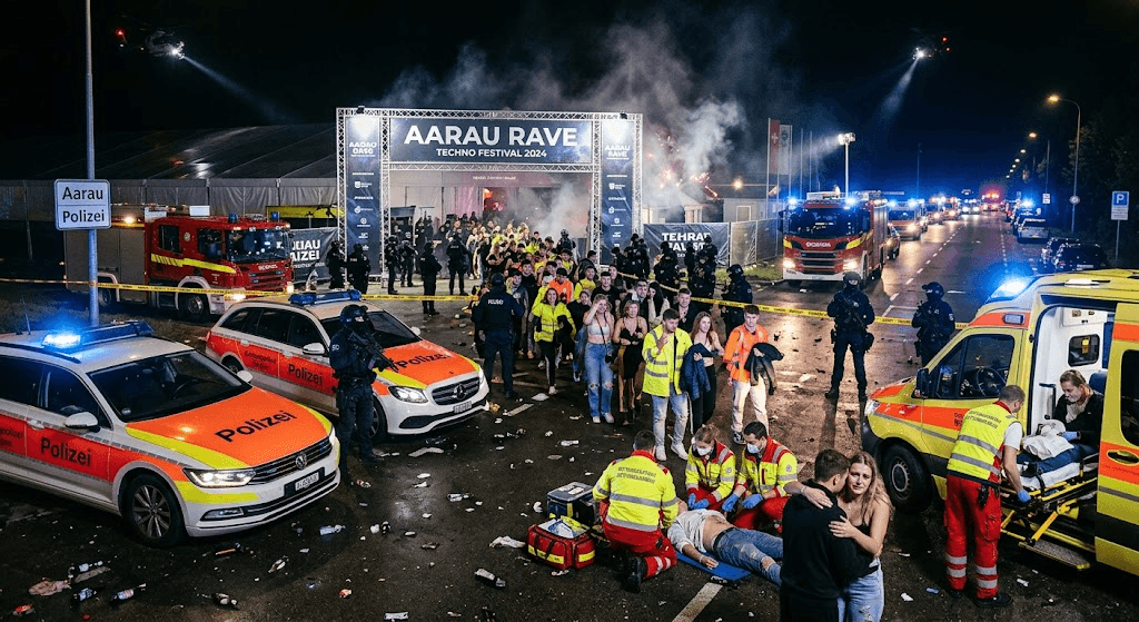 Nightclub Horror: 1 Dead, Multiple Injured After Gunman Attacks Swiss Rave