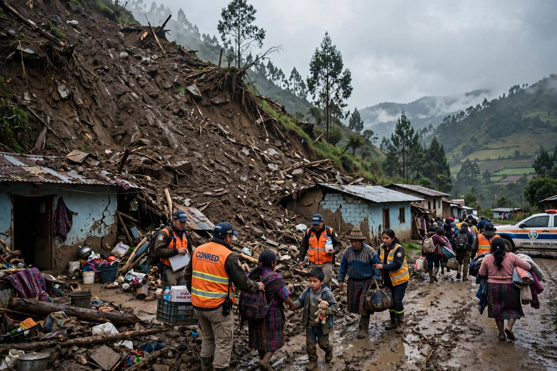 Guatemala Mudslide Tragedy: Heavy Rains Cause Destructive Slide in Quiche, Two Children Killed