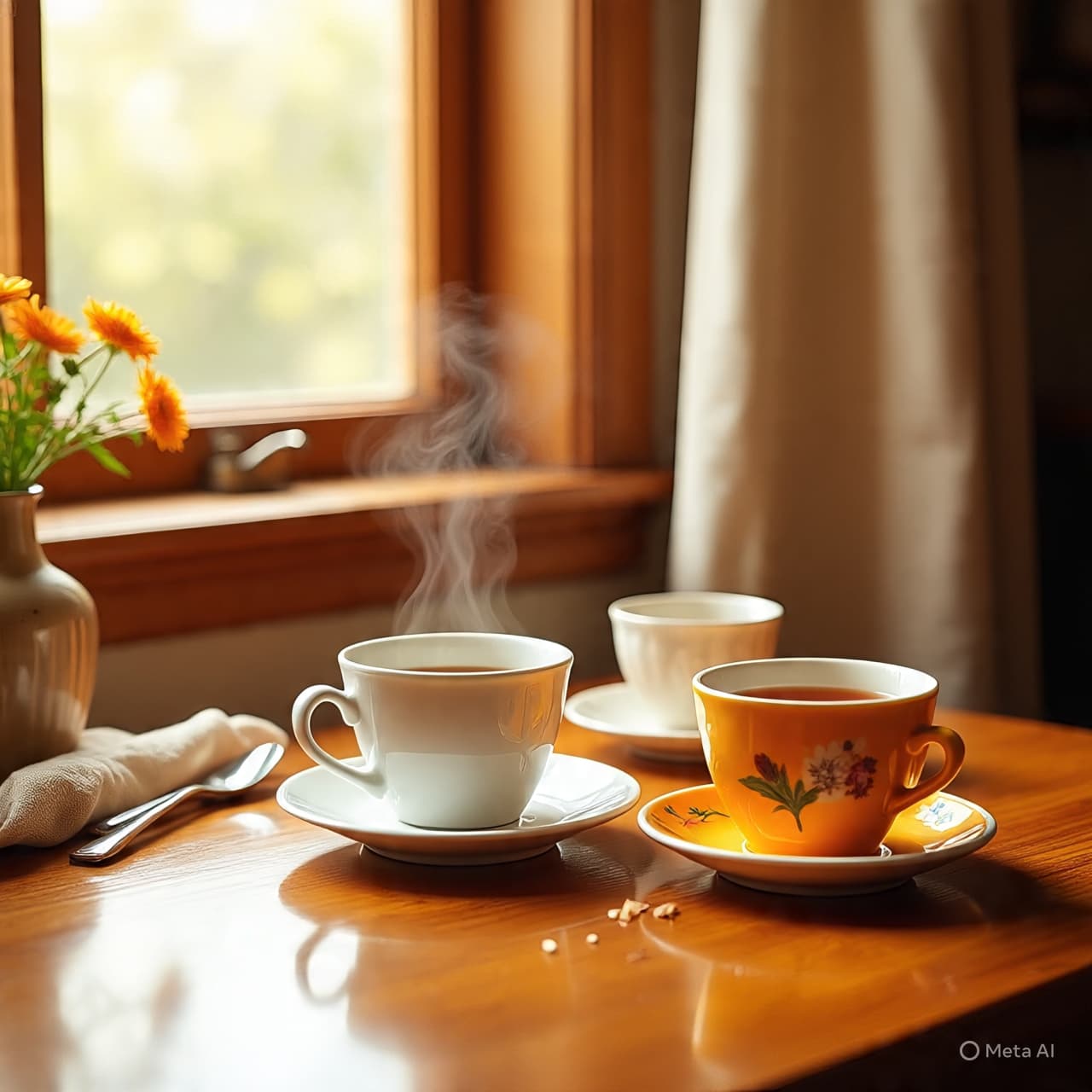 In the Steam of a Morning Cup, Could Memory Be Finding Quiet Shelter?