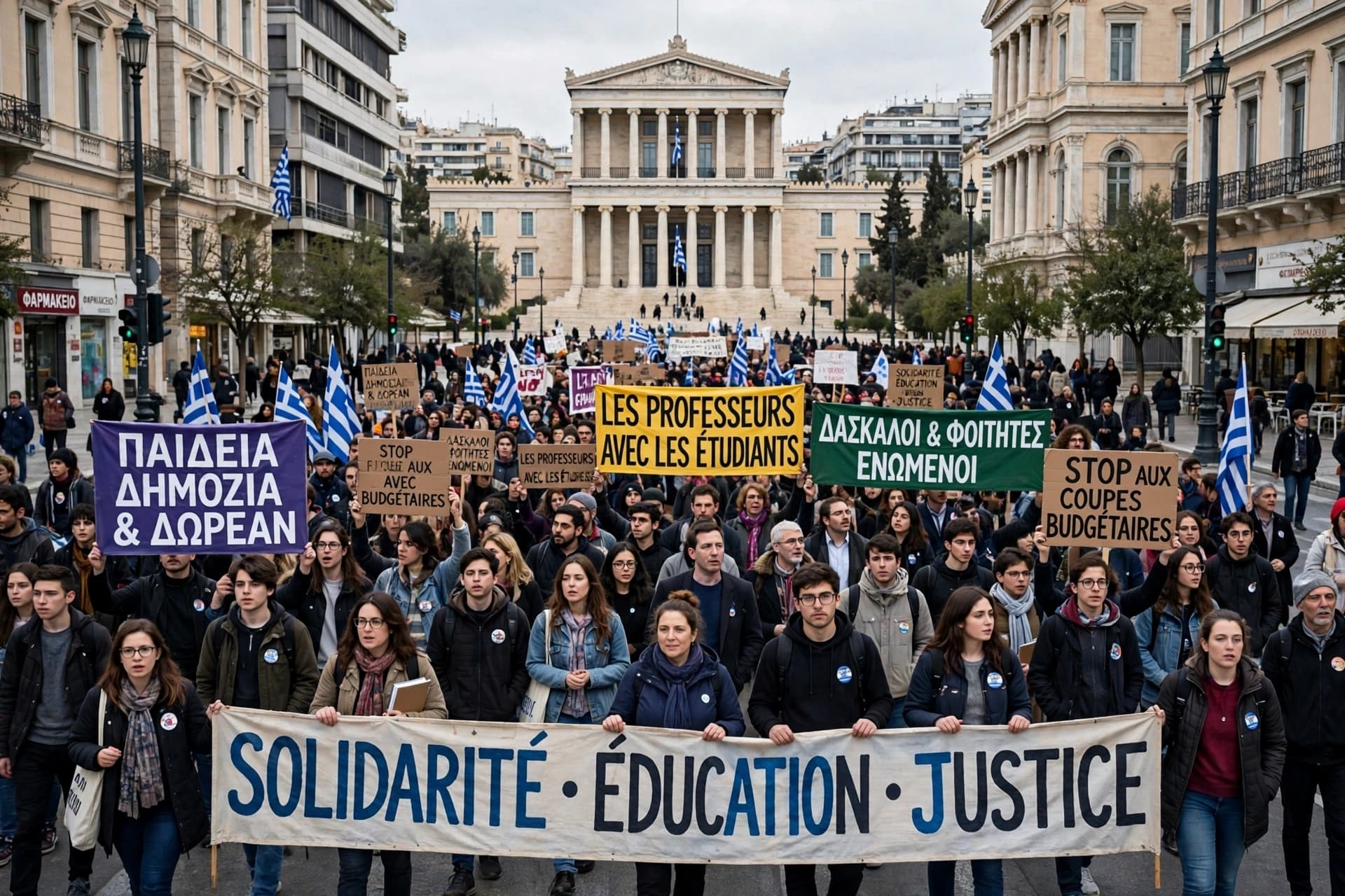 Two protests, one continent, and a shared arithmetic of loss.
