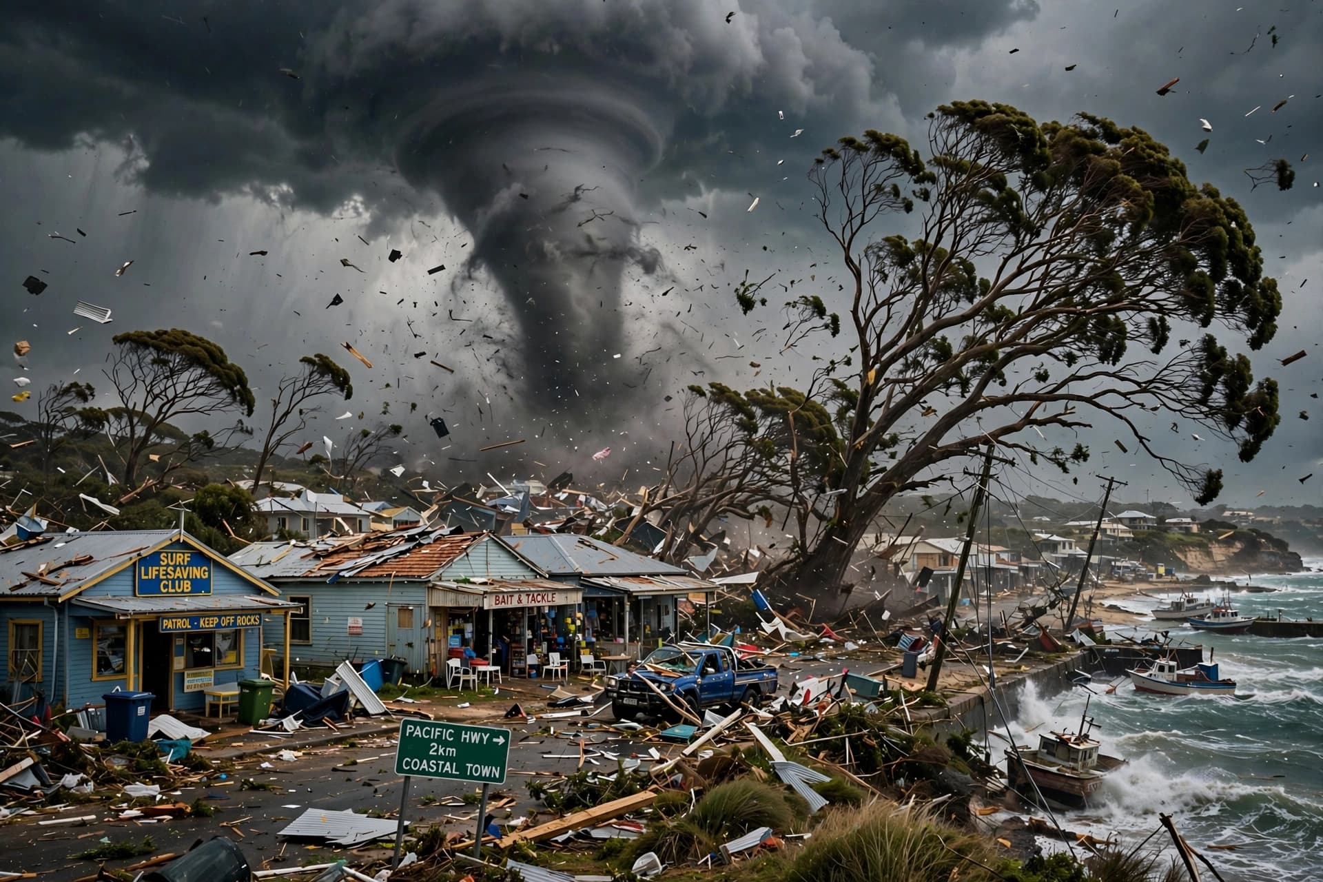 Rare Tornado Rips Through a Suburban Neighborhood