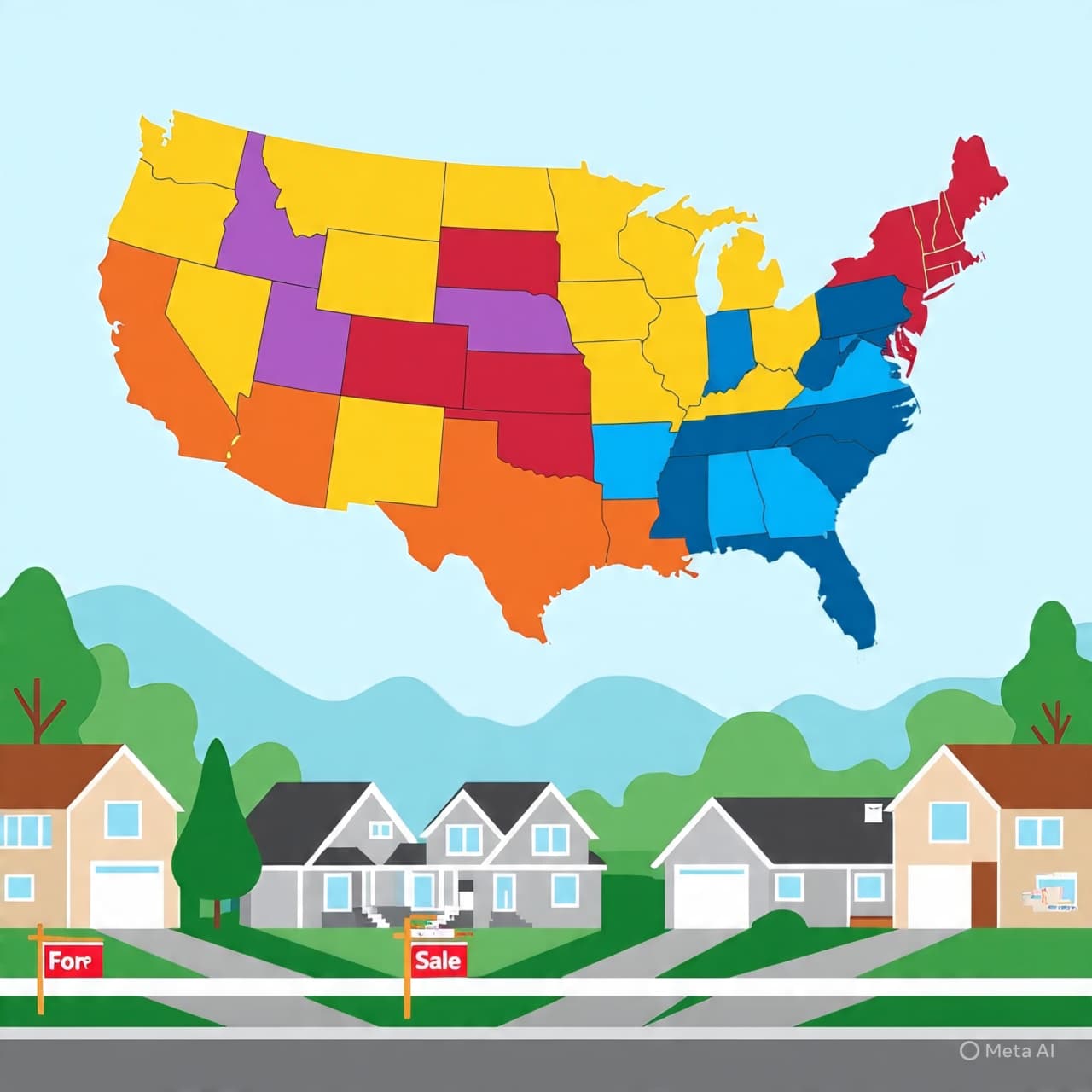 “Echoes of Change: A Nation’s Housing Landscape as Only Seven Metros Hold Their Ground”