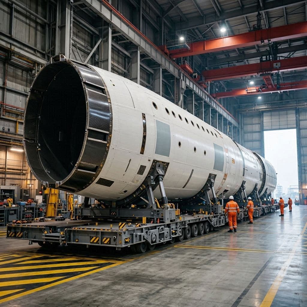 A Moon Mission Takes Shape Inside a Familiar Steel Silence