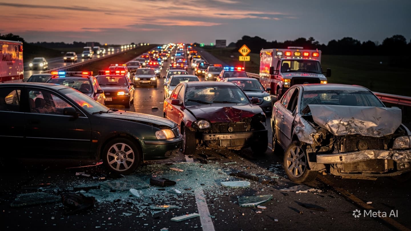 Texas Road Disaster: Two Confirmed Dead Following Severe Multi-Vehicle Collision on Interstate Today