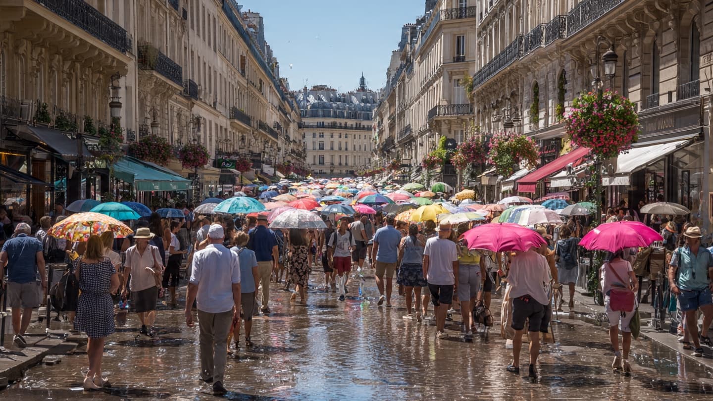 Heatwave Continues Across France With Health Alerts Remaining in Effect