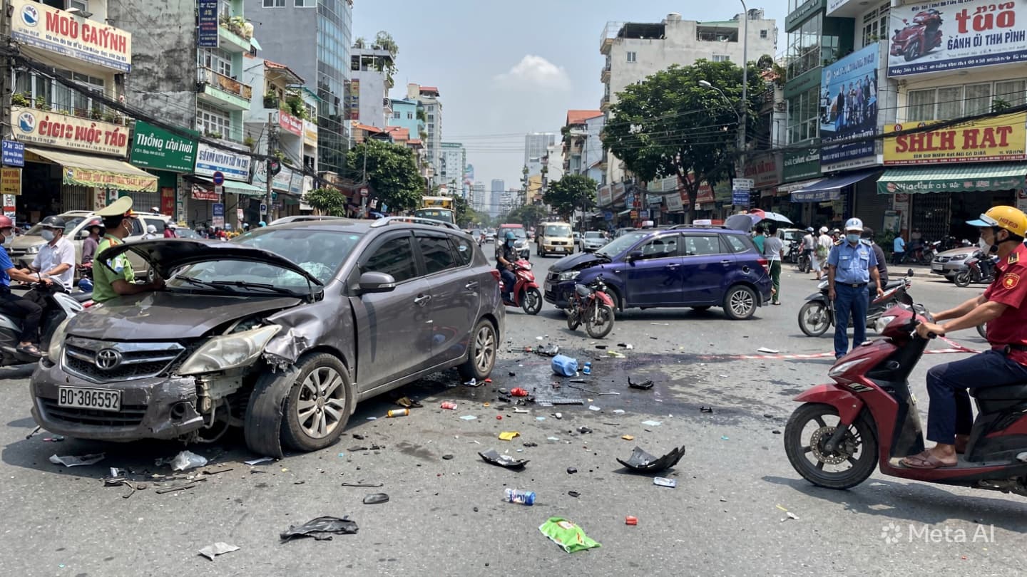 Ho Chi Minh City Collision: Two Killed In Major Intersection Accident During Busy Period