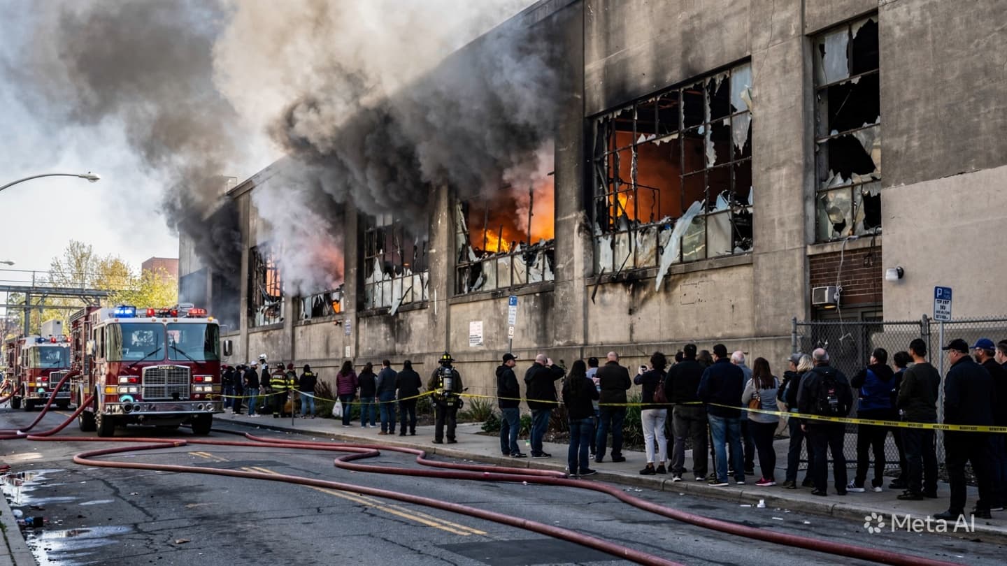 Massive Factory Fire In Mumbai: Six Lives Lost As Inferno Tears Through Industrial Building