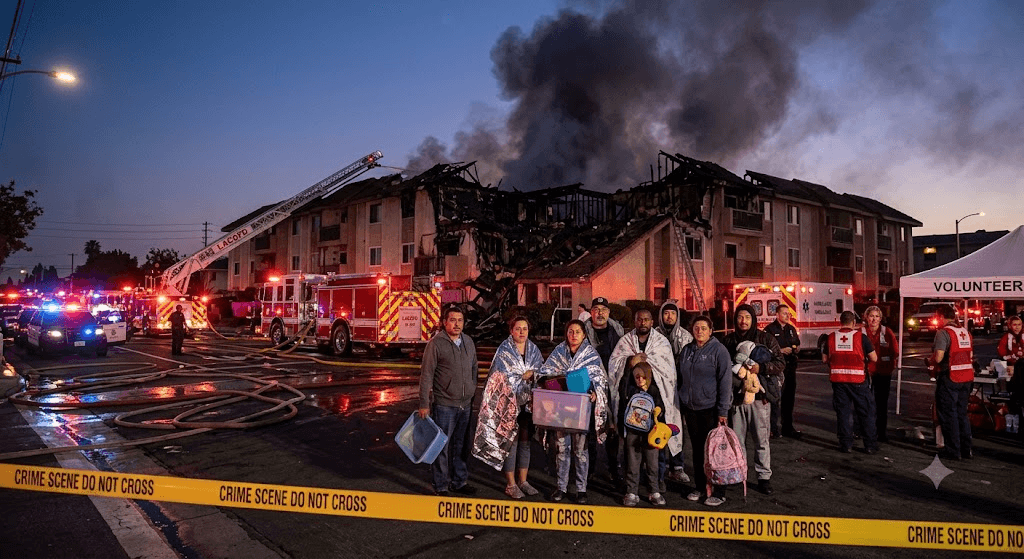 Tragedy in Baldwin Park: One Dead, 60 Left Homeless After Devastating Structure Fire