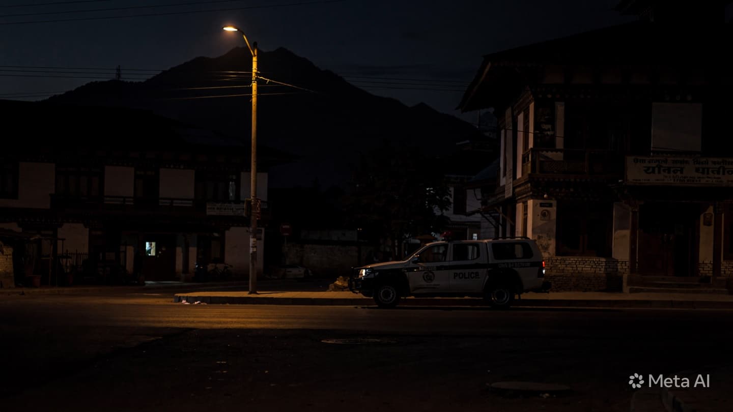 Across Hidden Boundaries, a Shadowed Trade Dissolves in the Quiet Streets of Thimphu*