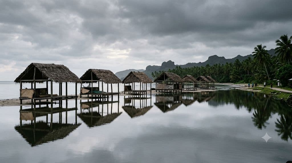 When the Pacific Rises: Whispers of Water on Upolu’s Southern Sands,