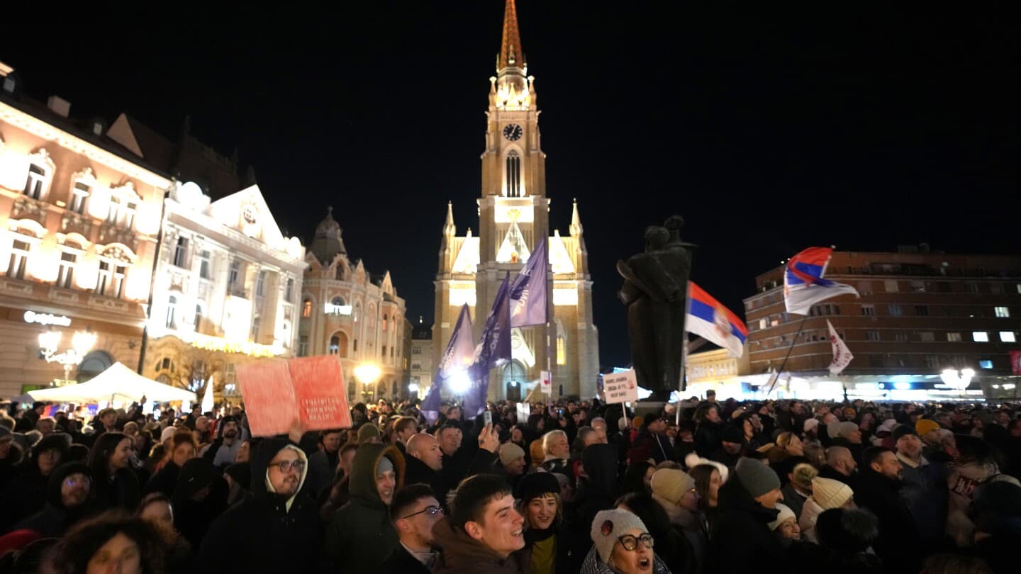 Thousands Rally in Serbia as Students Vow to Continue Fight Against Corruption