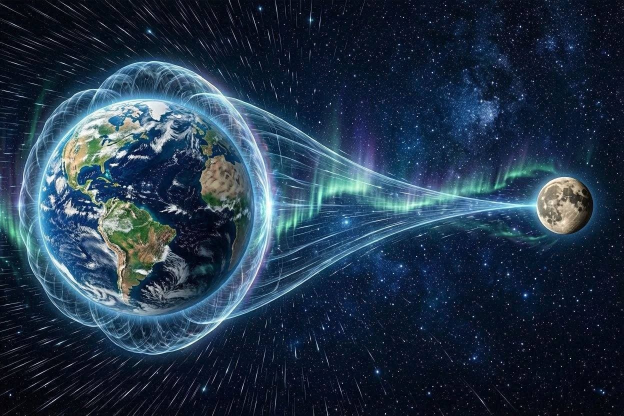 Beyond the Atmosphere: Earth’s Extended Magnetic Defense