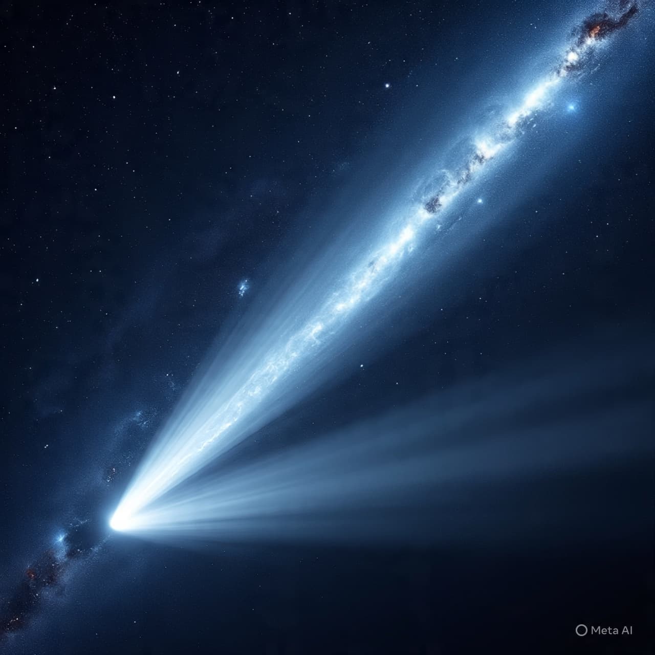 “At the Edge of Dawn: A Cosmic Guest’s Brief Appearance”