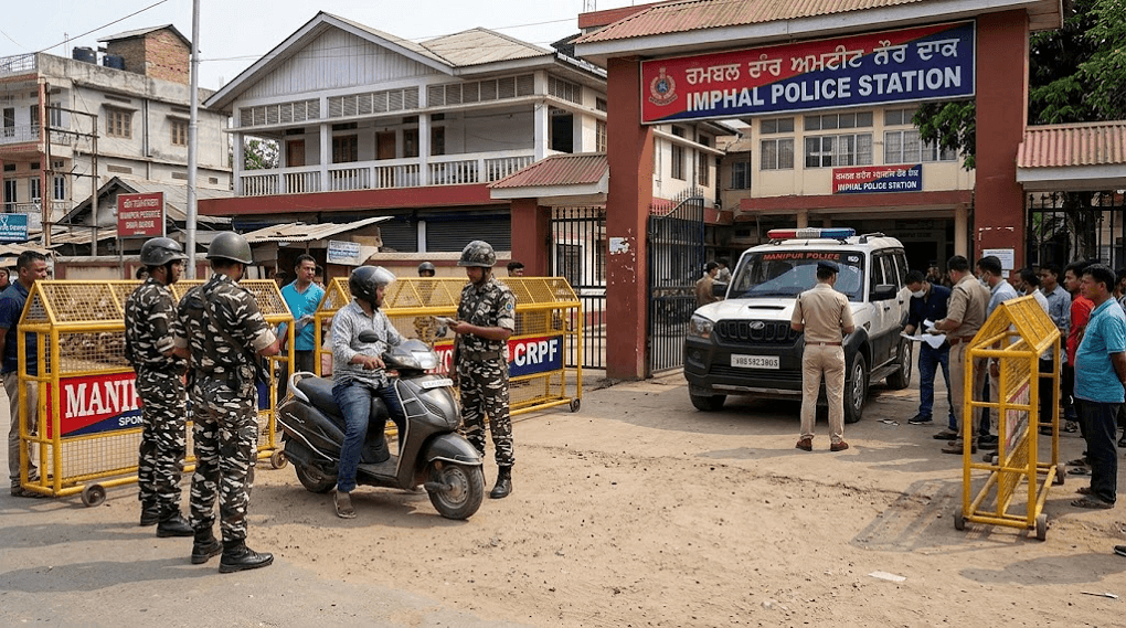 Targeted Blast in Imphal: 3 CRPF Personnel Injured in Explosion Near Police Station