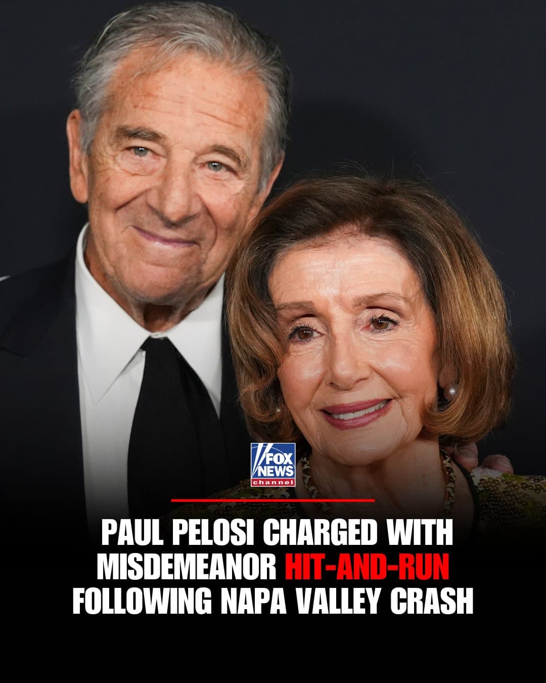 Pelosi's Husband Faces Misdemeanor Charge Following Vehicle Collision