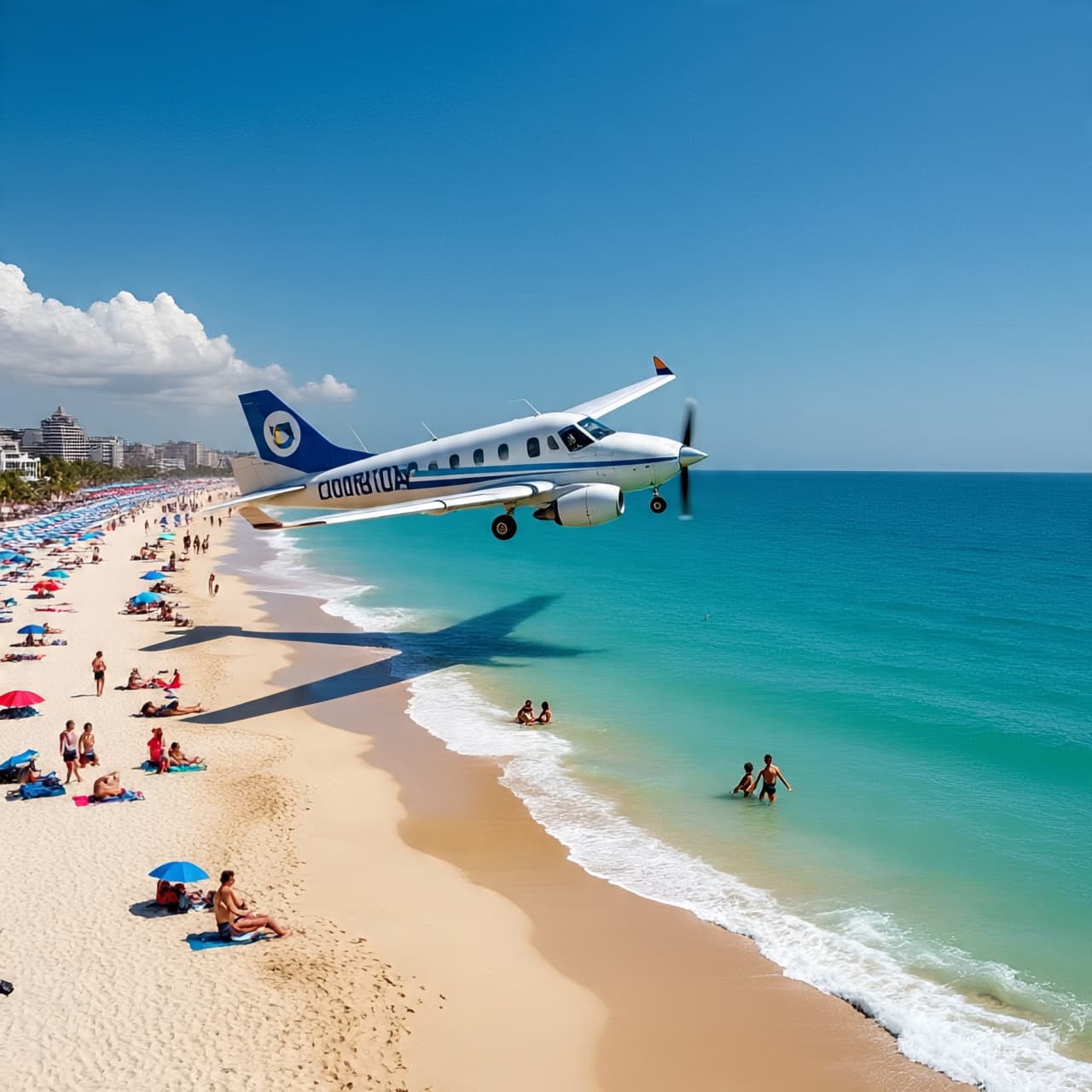 Above the Waves Where Vacationers Gaze, an Ultralight Descends into Loss and Memory
