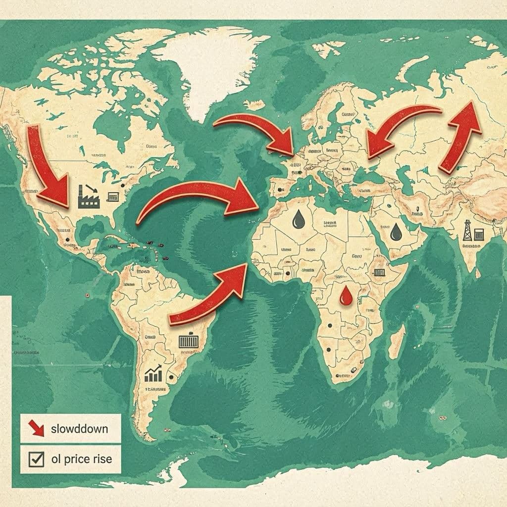 Global growth falters under weight of war and prices. 