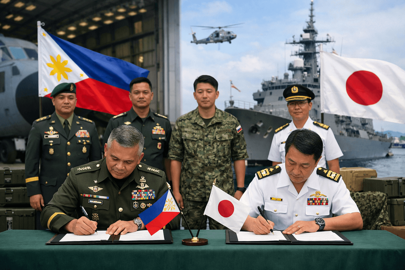 Philippines and Japan Sign Logistics Agreement to Strengthen Joint Military Exercises