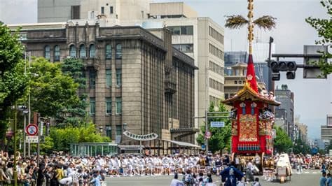 Towering Floats Fill Streets in Japan’s Kyoto in a Centuries-Old Festival