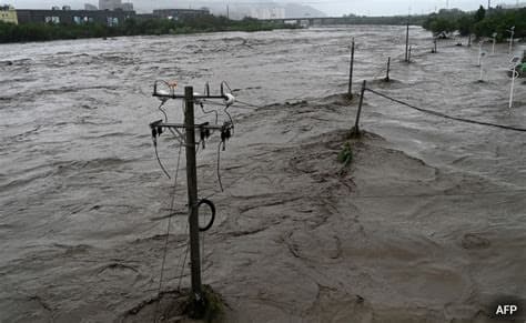 Moisture carried by Typhoon Bavi puts north China on alert for heavy rain