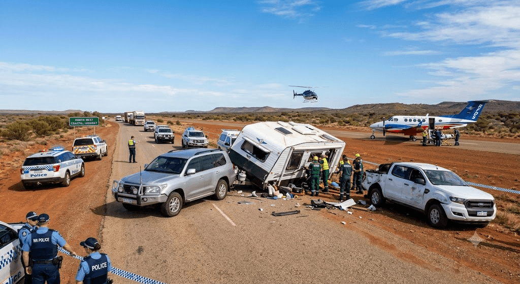 Tragedy at Hamelin Pool: Two Dead, 12-Year-Old Critically Injured in Horrific Caravan Crash