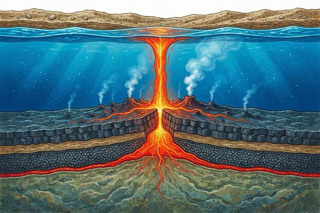 Lava and Light: A First Look at the Ocean Floor Breaking Apart