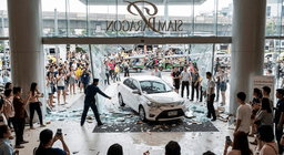Car Rams Bangkok Mall's Glass Entrance: 6 Injured, Including 6-Year-Old Girl