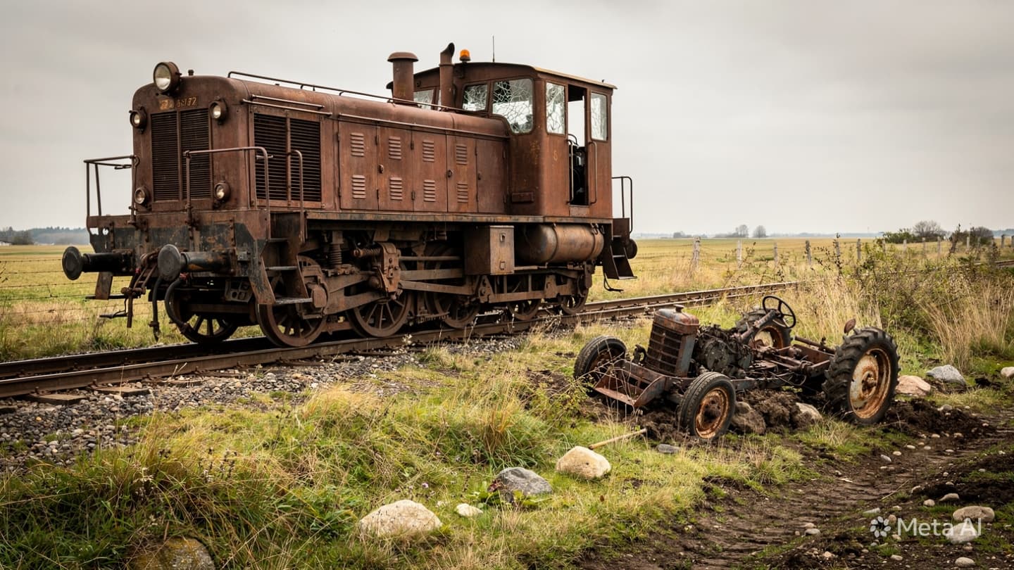Fatal Rail Collision: Four Die as Train Strikes Tractor at Unmanned Crossing Today India
