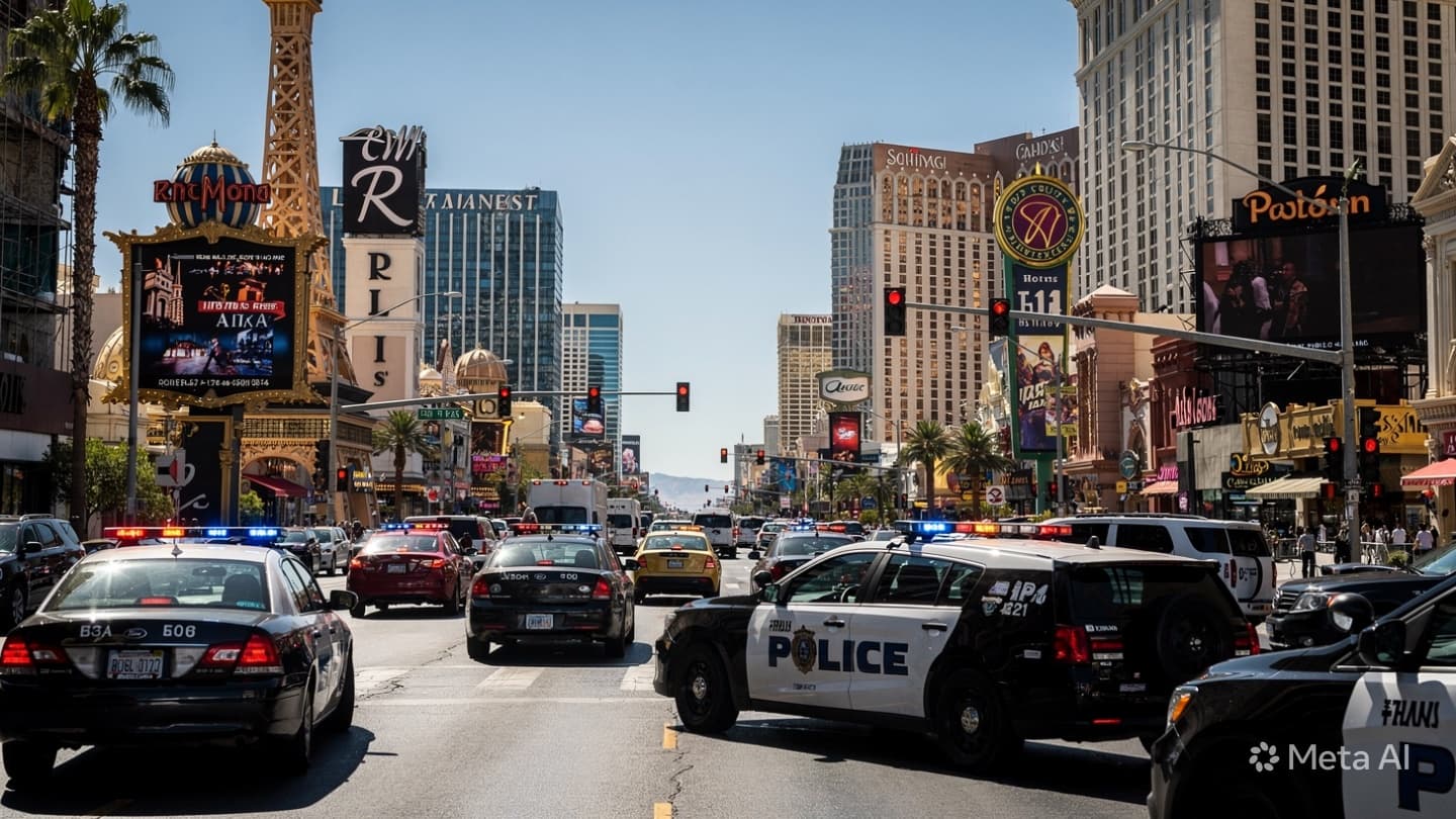 Strip Motorcycle Crash: One Person Confirmed Dead Following Fatal Incident in Las Vegas Today