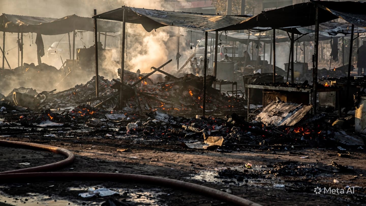 La Paz Market Fire: Two Fatalities Confirmed After Blaze Sweeps Through Central Shopping District
