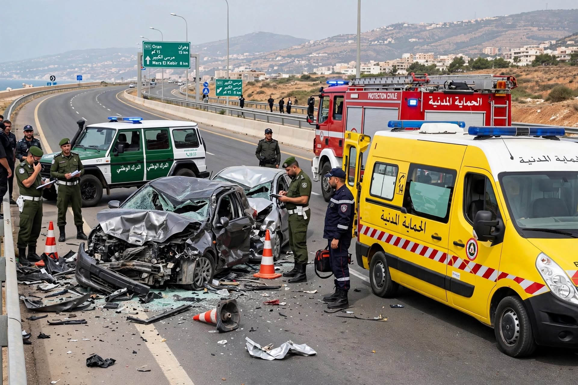 Algerian Transport Tragedy: Major Highway Pileup Near Oran Kills Three And Hospitalizes Eight