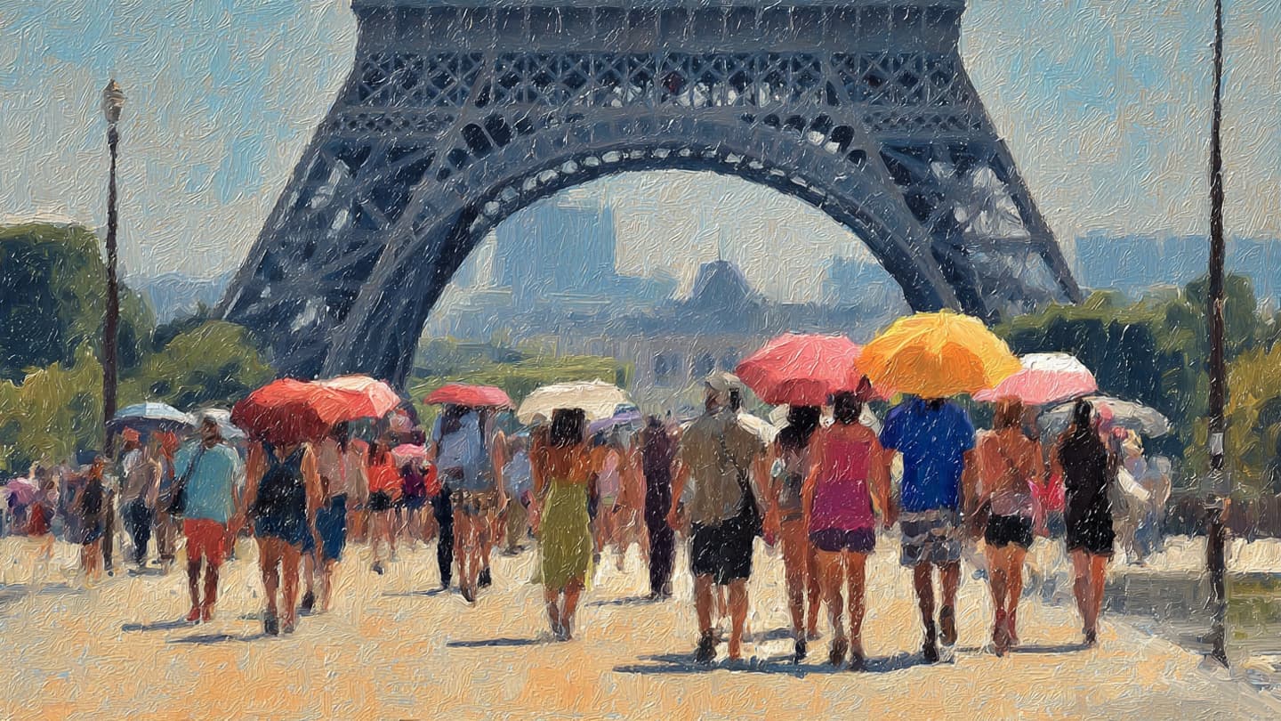 Paris Residents Adapt Daily Routines as Summer Heat Persists