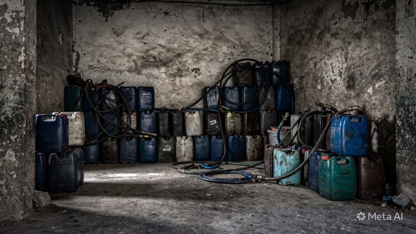  Shadows in the Caribbean Dusk, The Hidden Geometry of Fuel in Quiet Havana Alleys