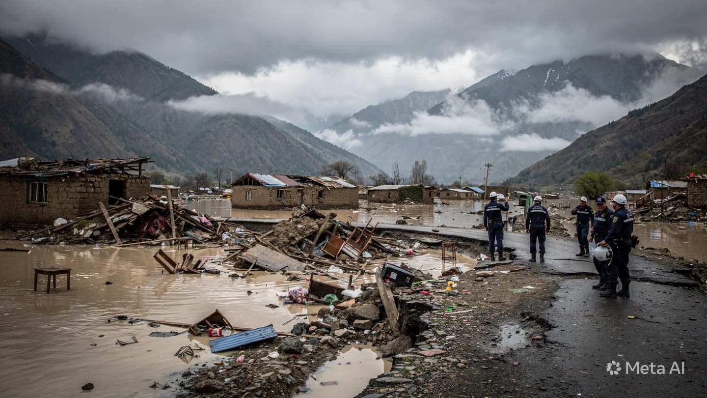 Flash Flood Disaster: Eight Lives Lost As Deluge Sweeps Through Northern Pakistan Valley Today