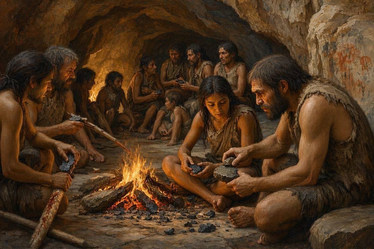 Two Species, One Cave: A Shared Cultural Heritage 