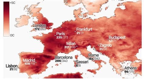 Nearly 10,000 deaths linked to Europe’s record heatwave