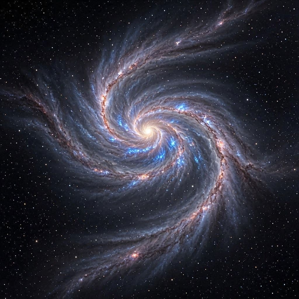 When Gravity Sculpts the Stars: A Warped Galaxy