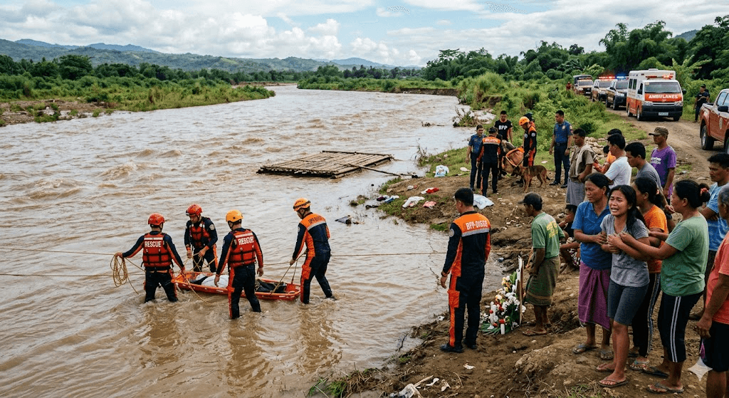 Tragedy in Davao del Sur: Grandmother and Two Grandchildren Swept Away in Digos City River