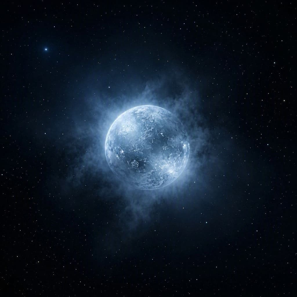 Witnessing the birth of a comet far from home.