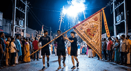 Tragedy at Malaysian Temple Procession: 3 Teenagers Hospitalized After Flagpole Hits Power Line